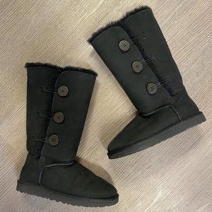 UGG boot - 3 button - Black